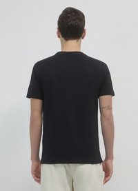 Calliope GIROCOLLO TINTA UNITA - T-shirt basic - nero
