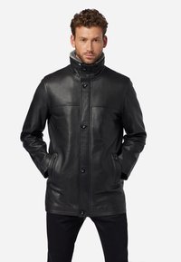 Lederjacke - black