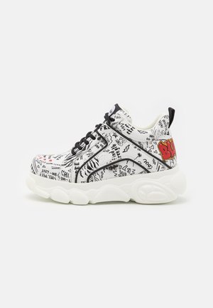 CORIN GRAFFITI - Trainers - white/black
