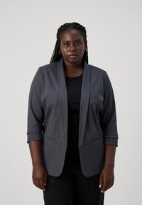 ONLY Carmakoma CARELLY 3/4 LIFE TLR NOOS - Short coat - dark grey melange