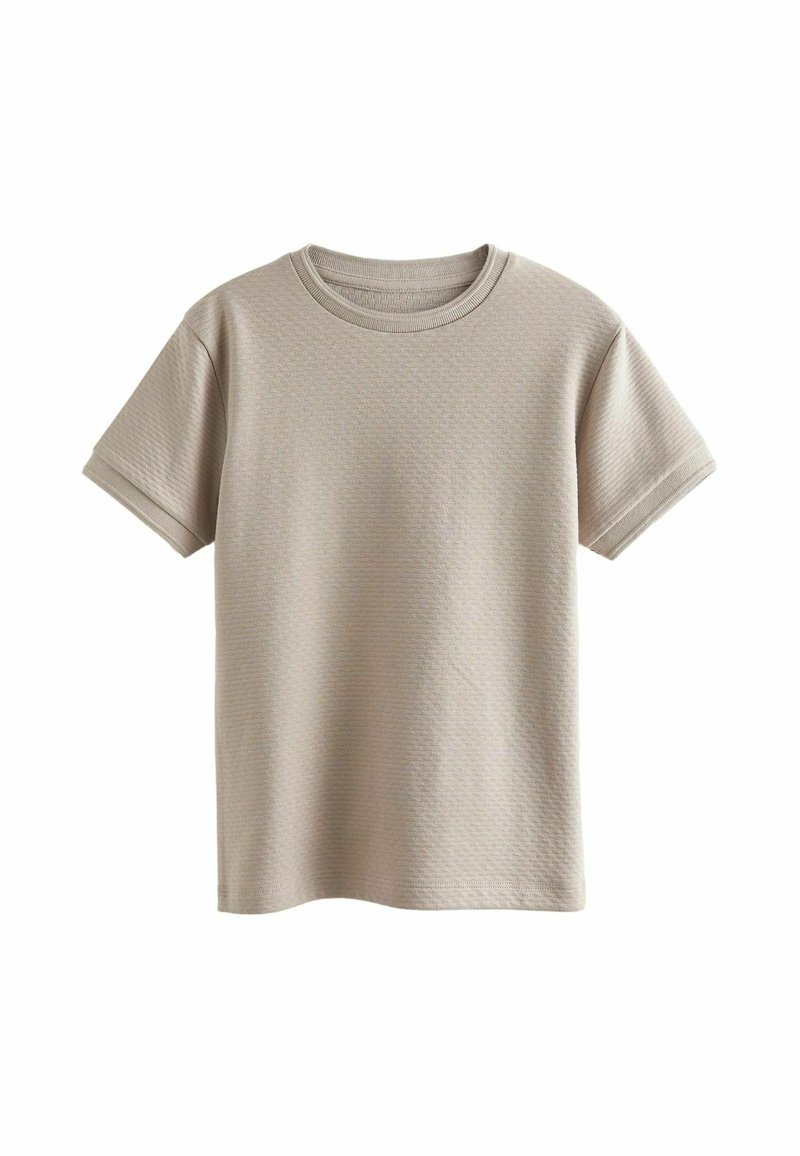 Next SHORT SLEEVE  - Tricou basic - natural