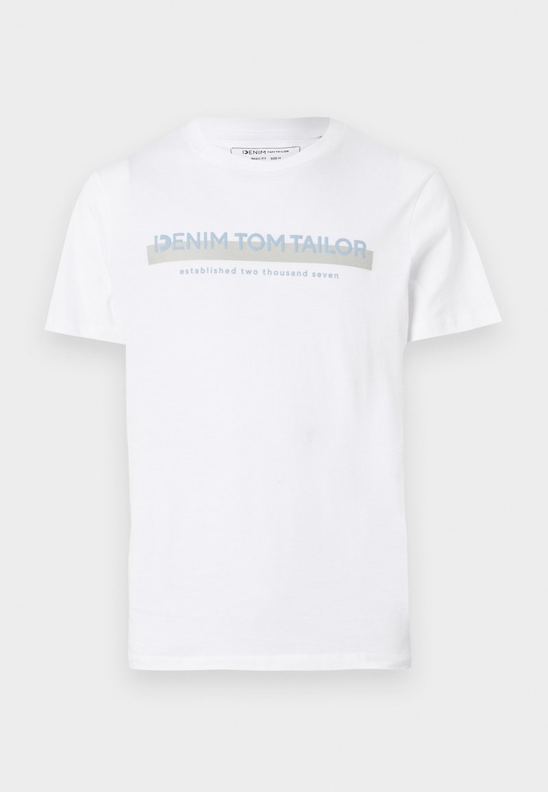 Tom Tailor Denim T-shirt print wit Tom Tailor Denim T-shirt print wit