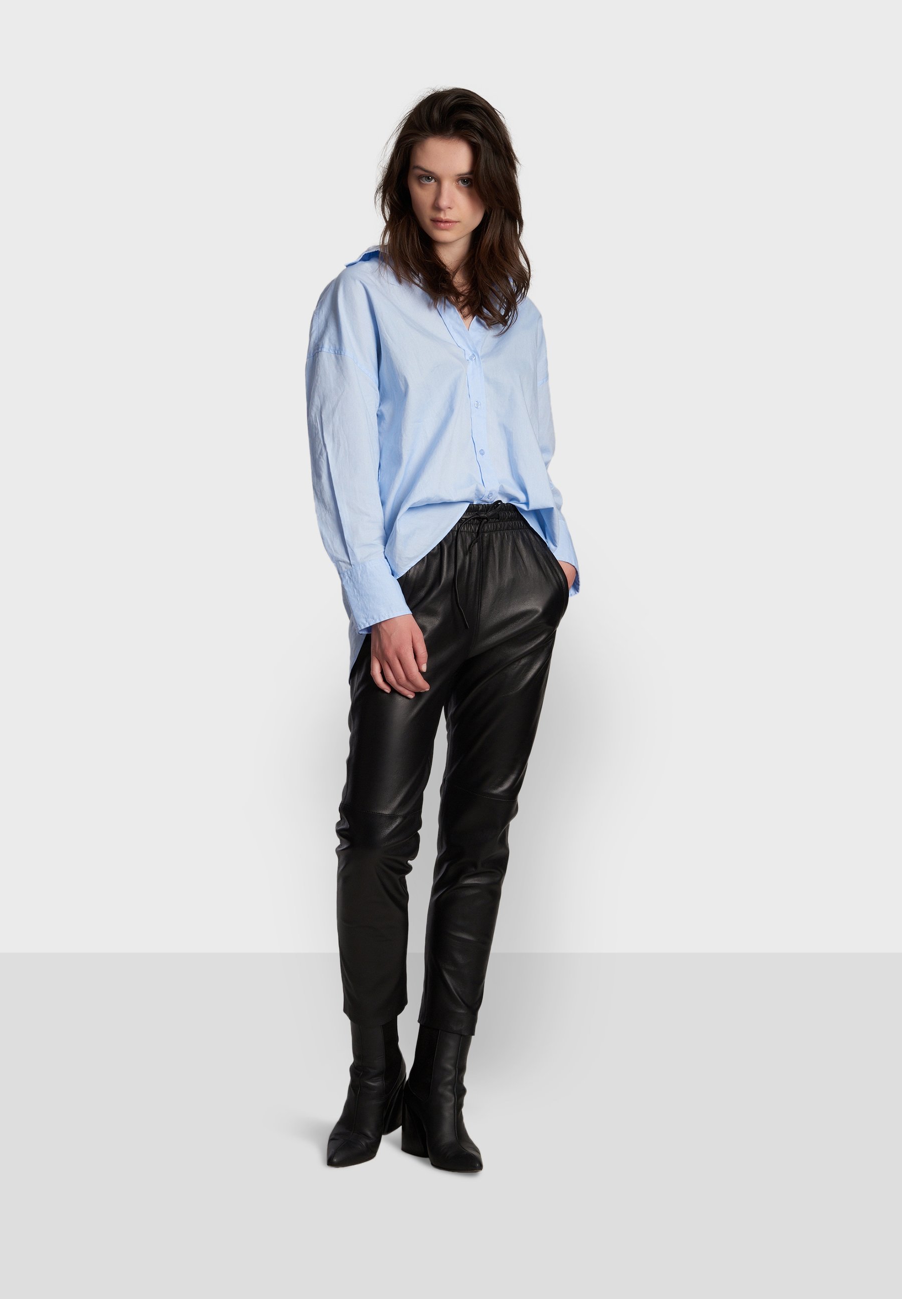 Oakwood GIFT - Pantaloni di pelle - black/nero - Zalando.it