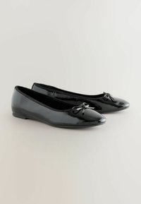 Balerinos stiliaus laivutės - new black patent