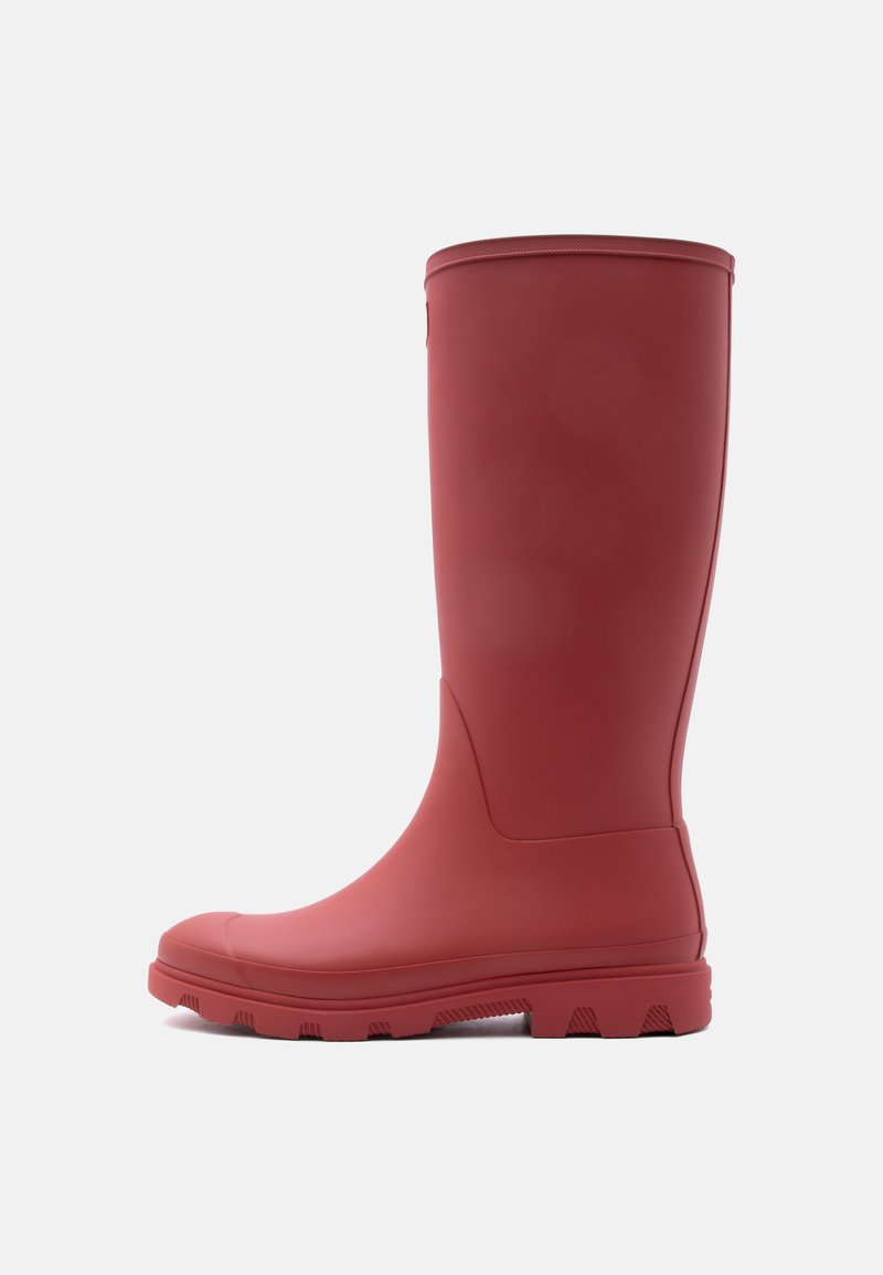 Hunter ORIGINAL DOWNPOUR TALL BOOT UNISEX - Regenlaarzen - military red ...
