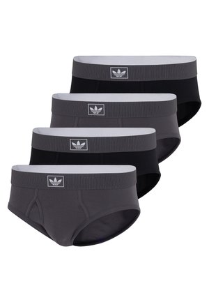 4-PACK - Braguitas - schwarz/grau