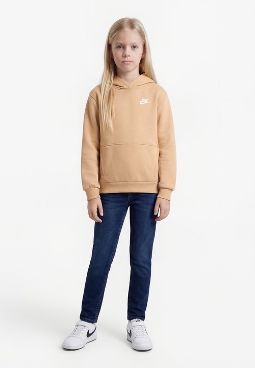 Nike Sportswear CLUB UNISEX - Hanorac - beige/white