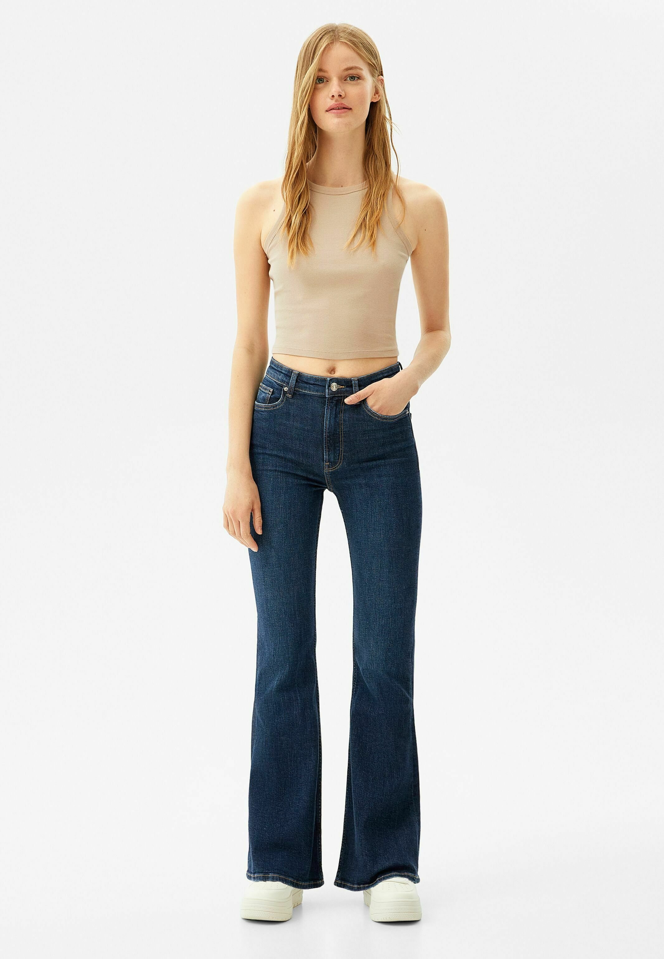 bershka flare jeans