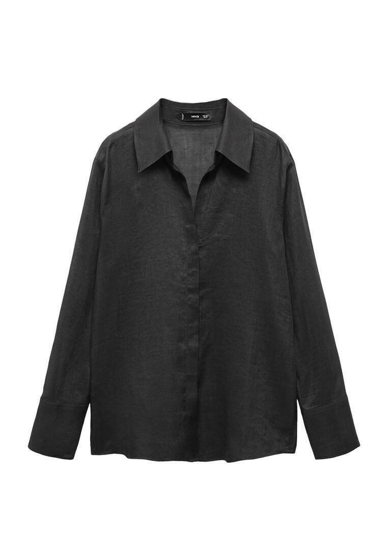 Mango Overhemdblouse zwart