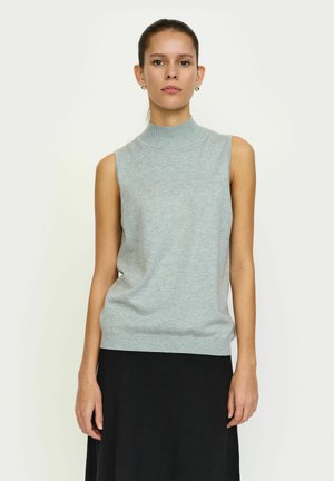 MARLA TURTLE - Strickpullover - light grey melange