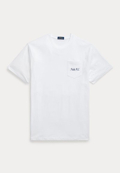 Polo Ralph Lauren Big & Tall POLO BEAR JERSEY T-SHIRT - Print T-shirt - white