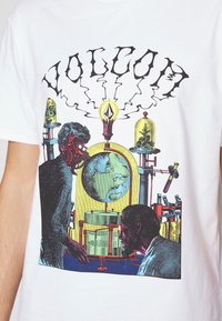 Volcom ELZO DURT - T-shirt estampada - white