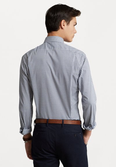 Polo Ralph Lauren CUSTOM FIT CHECKED POPLIN SHIRT - Chemise classique - navy/white