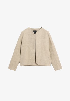 Massimo Dutti, MOTTLED DETAIL BOMBER JACKET - Let jakke / Sommerjakker - beige