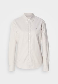 SLIM SHIRT - Blus - concrete beige
