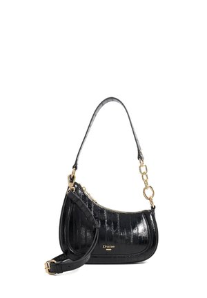 DIRECTION ASYMMETRIC CHAIN DETAIL SHOULDER - Handtas - black
