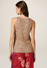 Oltre FULL PAILLETTES - Top - oro