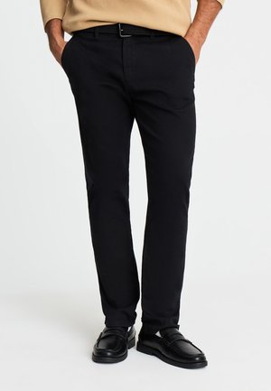 Terranova, PANTALONE LUNGO TINTA UNITA - Chino - nero