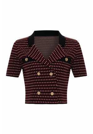 adL Hemdbluse - printed claret red