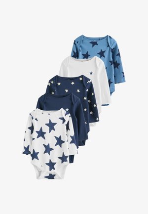Next, REGULAR FIT - LONG SLEEVE BODYSUITS 5 PACK . - Body - navy star