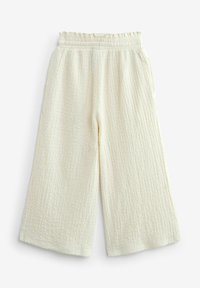 Next CRINKLE TEXTURE WIDE - REGULAR FIT - Bukser - neutral