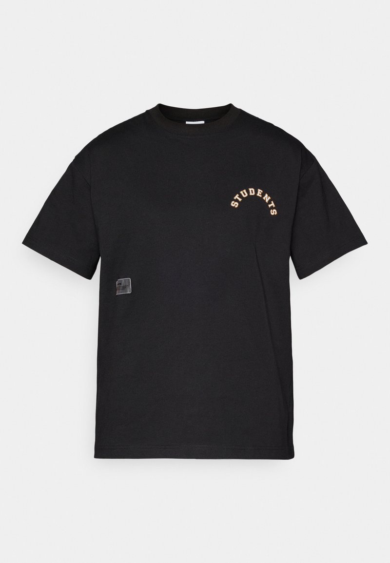 Students T-shirt print zwart