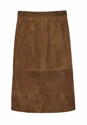 REGULAR FIT - MILEY MIDI  - Gonna a campana - tan brown