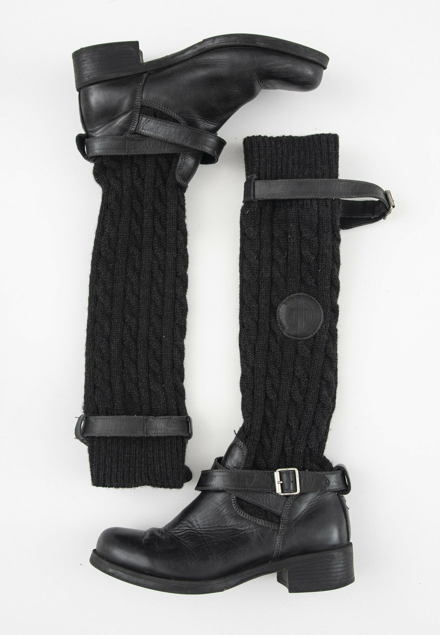 Tommy Hilfiger Botas mosqueteras - black/negro - Zalando.es