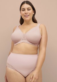 Ellos Plus collection BEVERLY - Trekants-bh'er - rosa