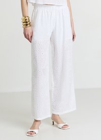 Calliope Stoffhose - bianco ottico