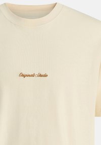 Jack & Jones 3ER PACK NORREBRO - T-shirt basic - schwarz grau beige