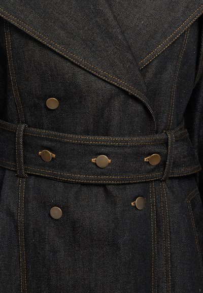 Materiel WIDE FIT - Šineļveida mētelis - dark denim