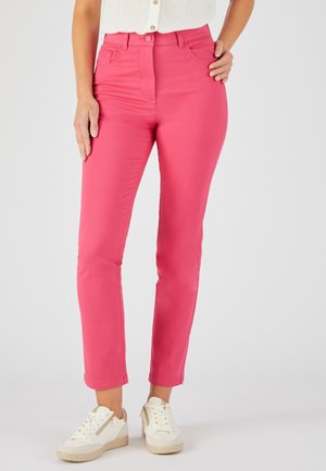 Damart 7/8ÈME SLIM PERFECT FIT LIGHT - Pantalon classique - framboise