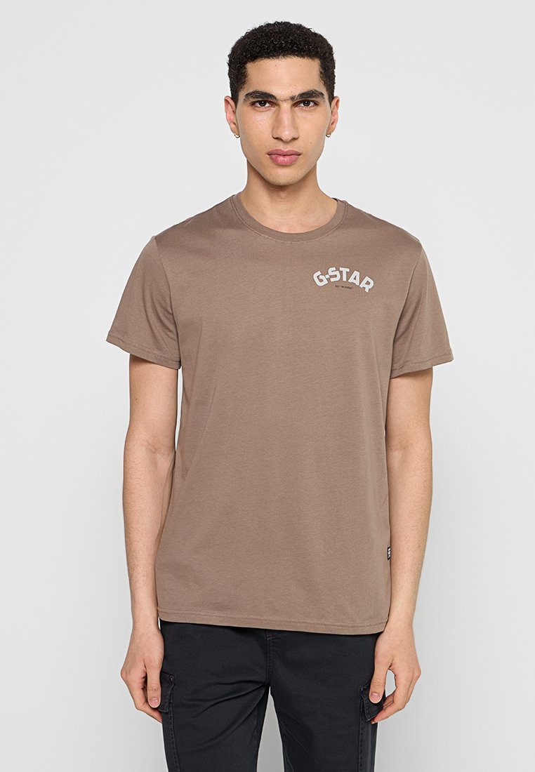 G-Star T-shirt print bruin