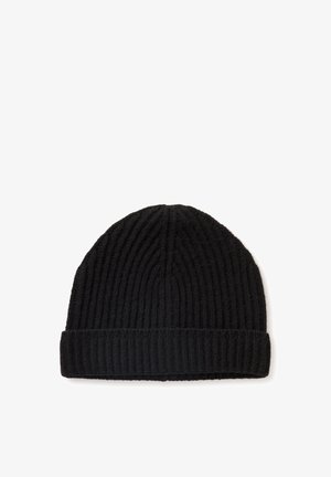 United Colors of Benetton, BEANIE IN 100% IN CARDIGAN STITCH... - Beanie - black