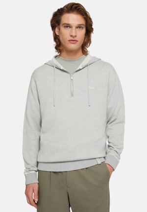 HALF ZIP - Sweat à capuche - grey