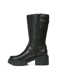 MID SHAFT JAGGER - Platform boots - black leather