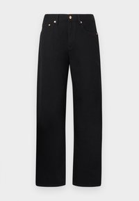 BARREL - Calças de ganga largas - black