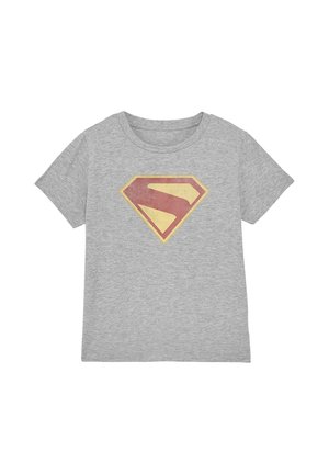 Warner Brothers, SUPERMAN LOGO FULL COLOR DISTRESS UNISEX - T-Shirt print - mottled light grey
