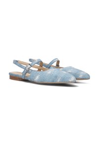Notre-V Slingback ballerina´s - lichtblauw