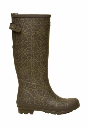 REGULAR FIT - PRINTED ADJUSTABLE TALL WATERPROOF  - Regenlaarzen - brown