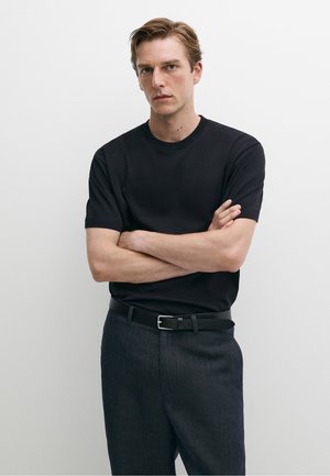 Massimo Dutti, T-shirt basique - dark blue