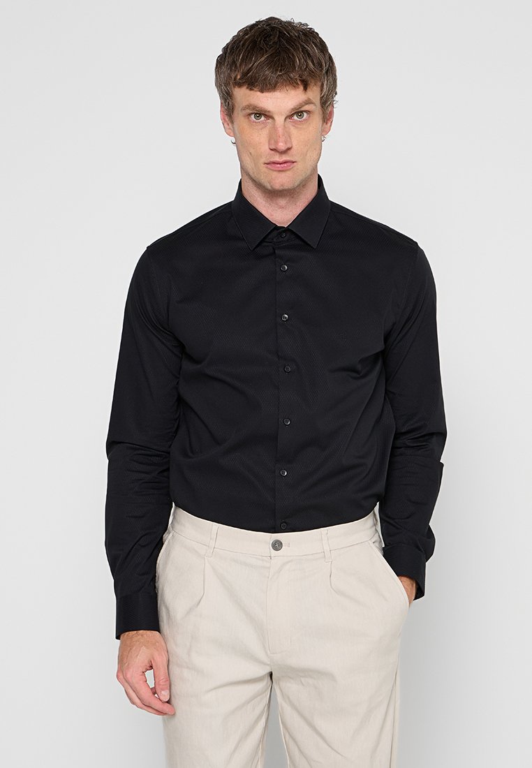 Calvin Klein Zakelijk overhemd zwart