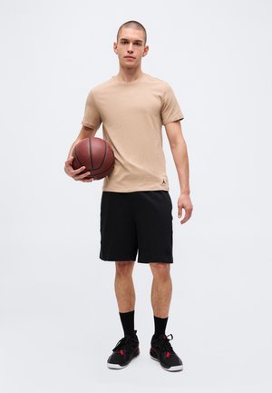 Jordan, FLIGHT BASE TEE 2 PACK - Βασικό μπλουζάκι - off-white/beige