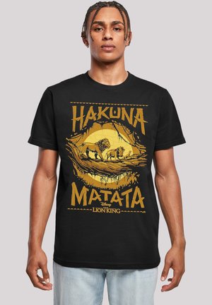 DISNEY DER KÖNIG DER LÖWEN - Print T-shirt - black