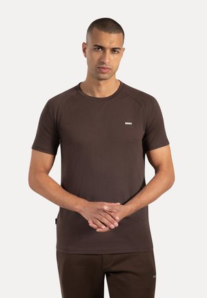 T-SHIRT THILO - T-Shirt basic - braun