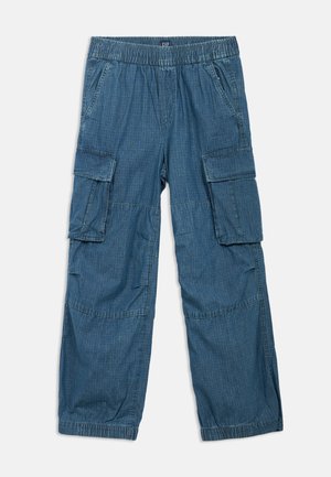 KIDS BOY - Oldalzsebes nadrágok - medium wash