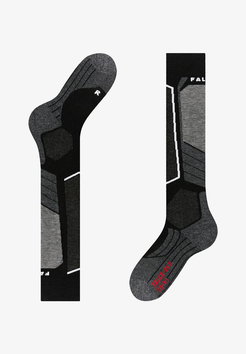 FALKE INTERMEDIATE - Kniekousen - black mix