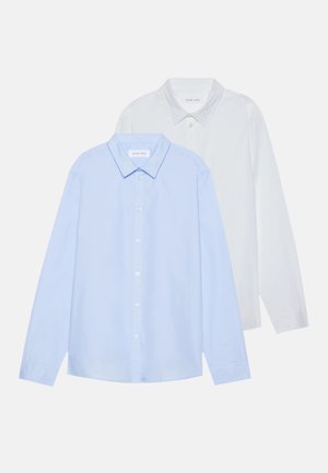 2 PACK - Businesshemd - white/light blue