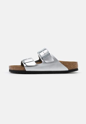 Birkenstock ARIZONA BF NARROW - Hausschuh - silver